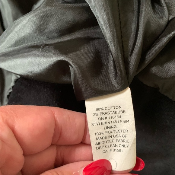 Avenue Montaigne Paris Velvet Blazer - Picture 5 of 6